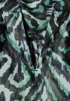 Bedruckte Baumwollbluse