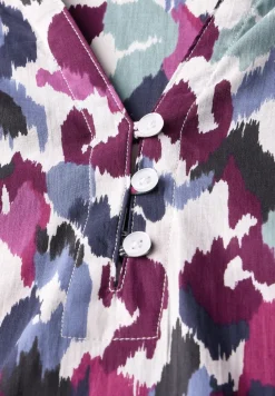 Bedruckte Baumwollbluse
