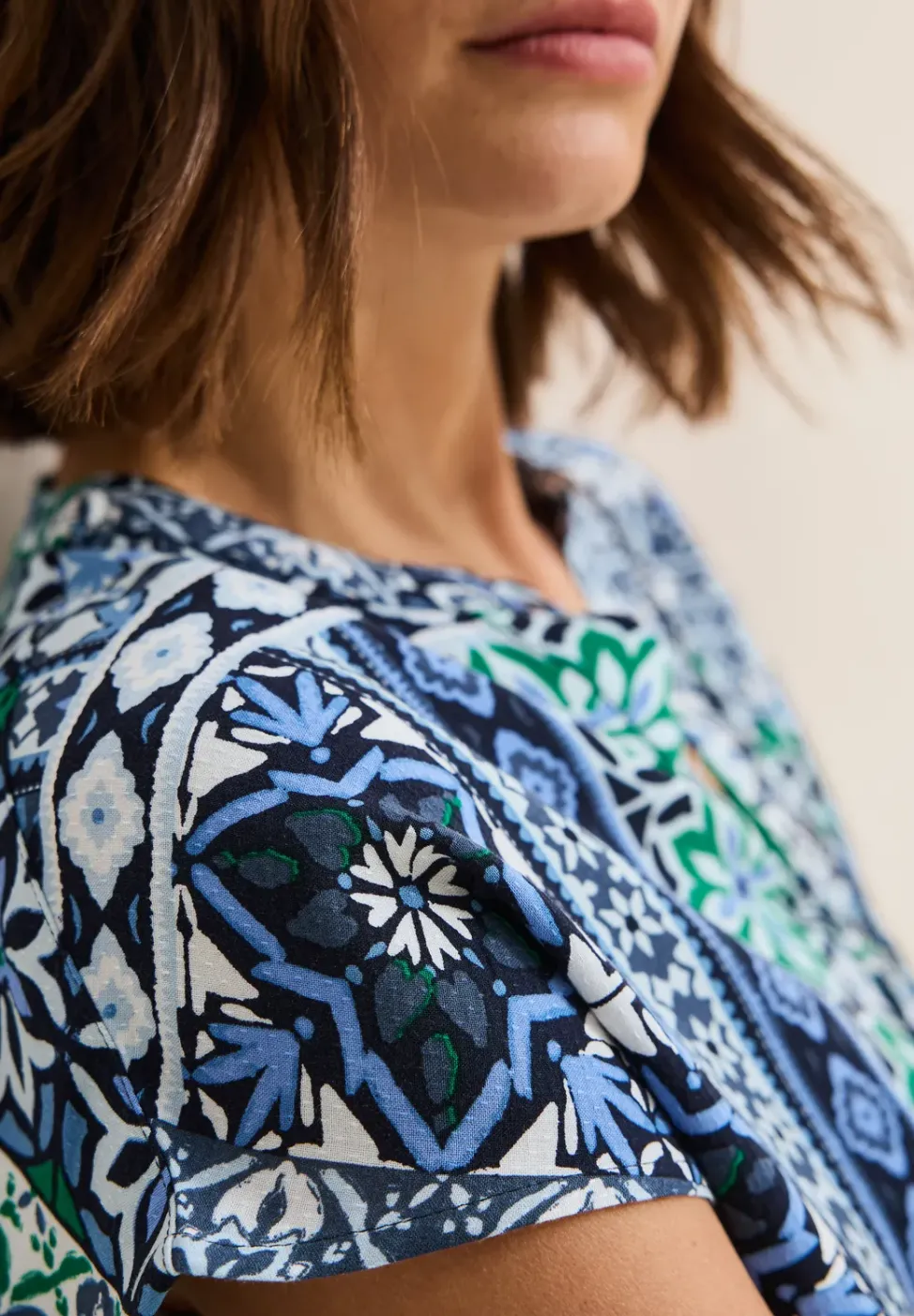 Bedruckte Bluse
