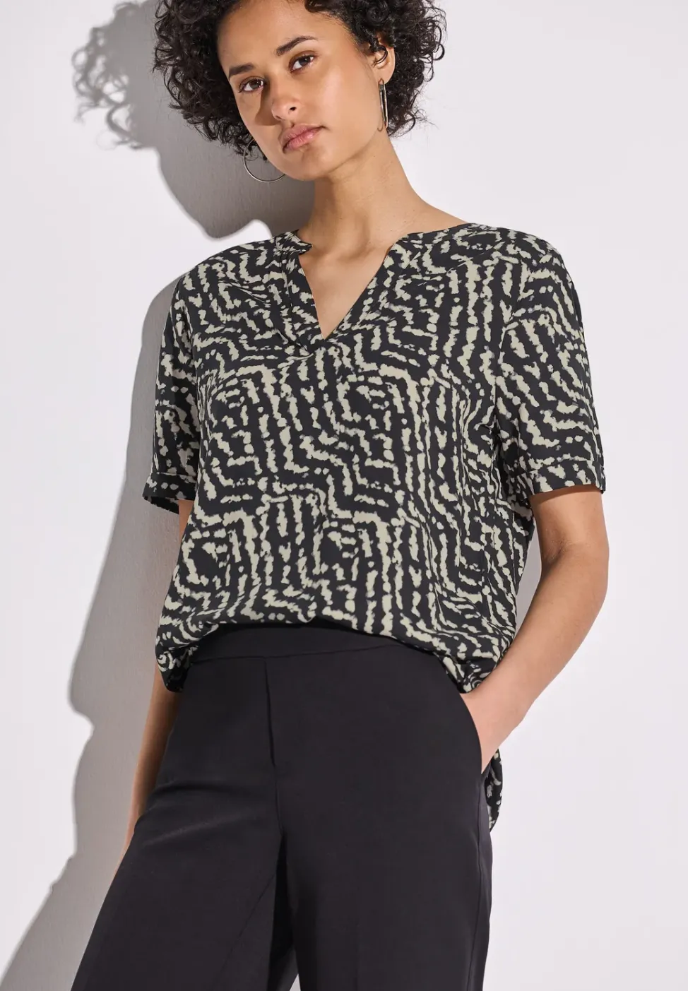 Bedruckte Bluse