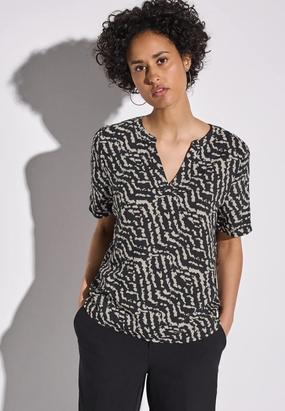 Bedruckte Bluse