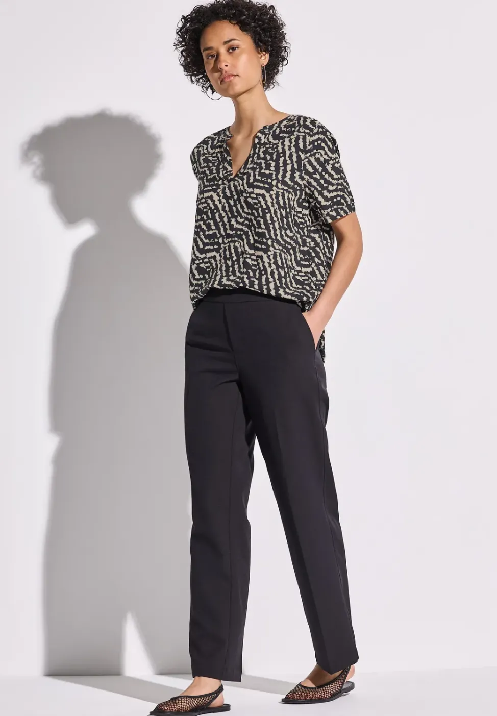 Bedruckte Bluse
