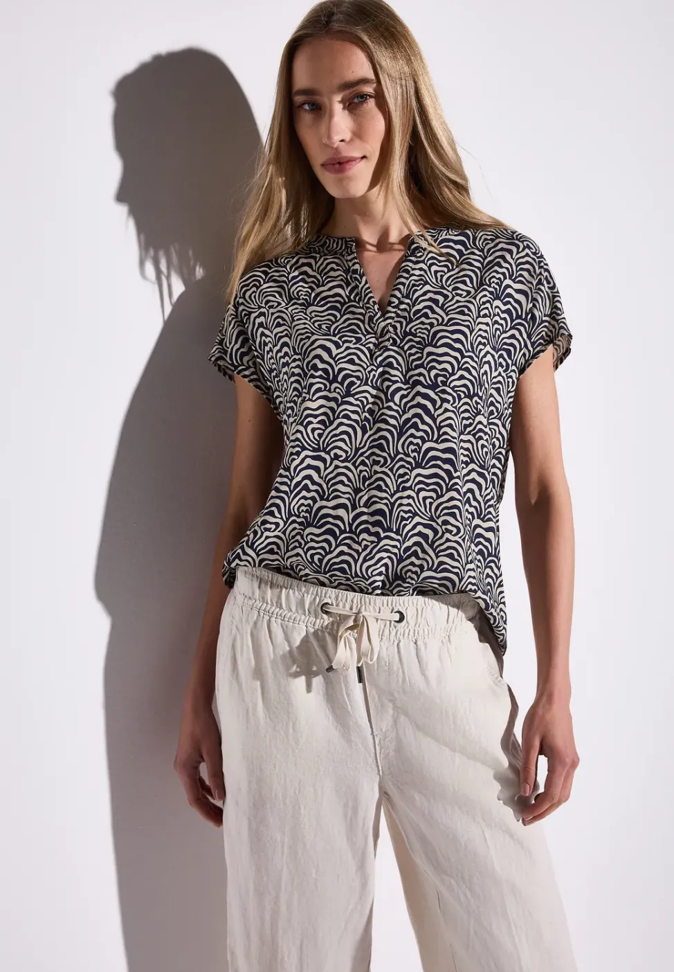 Bedruckte Bluse
