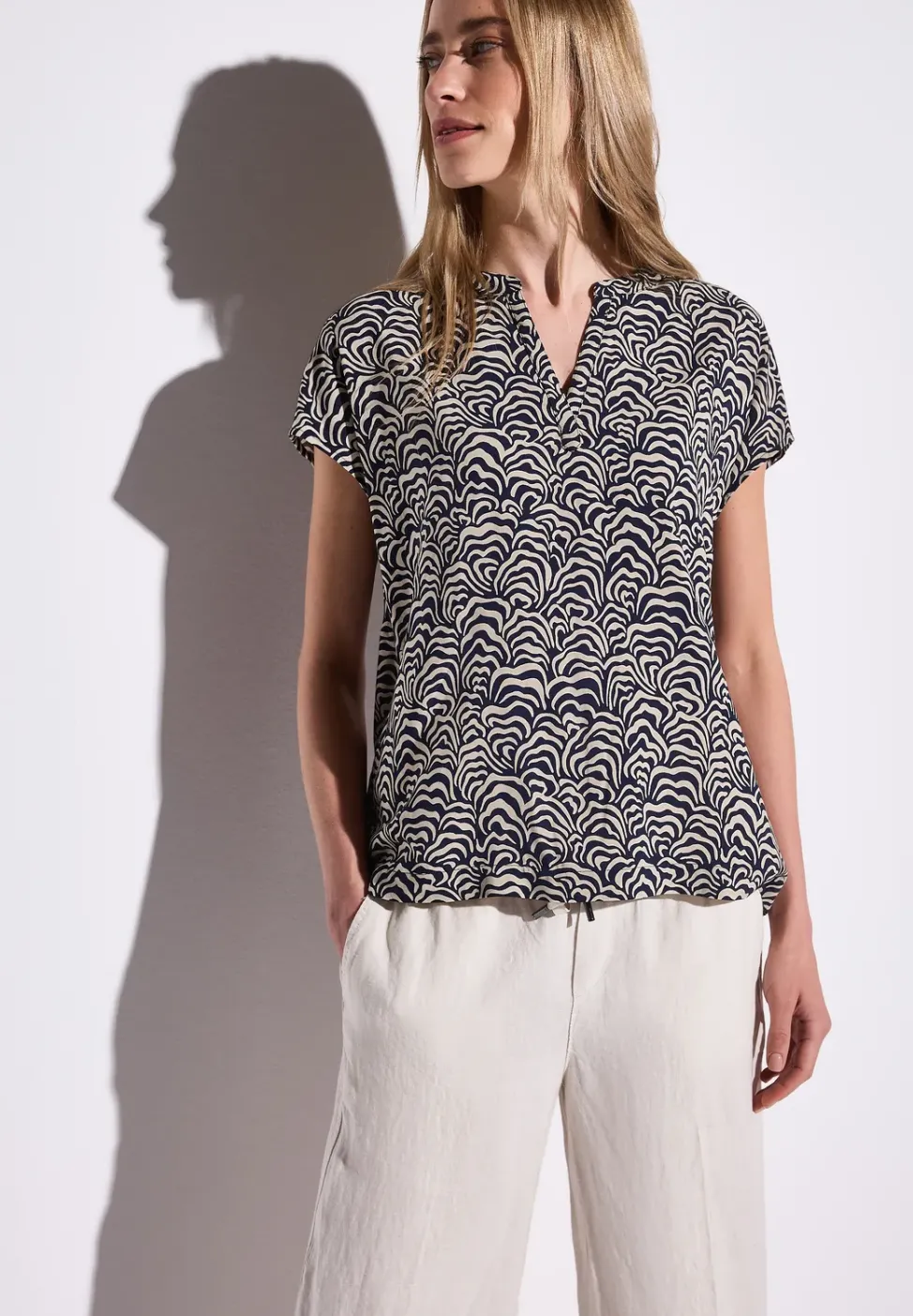 Bedruckte Bluse