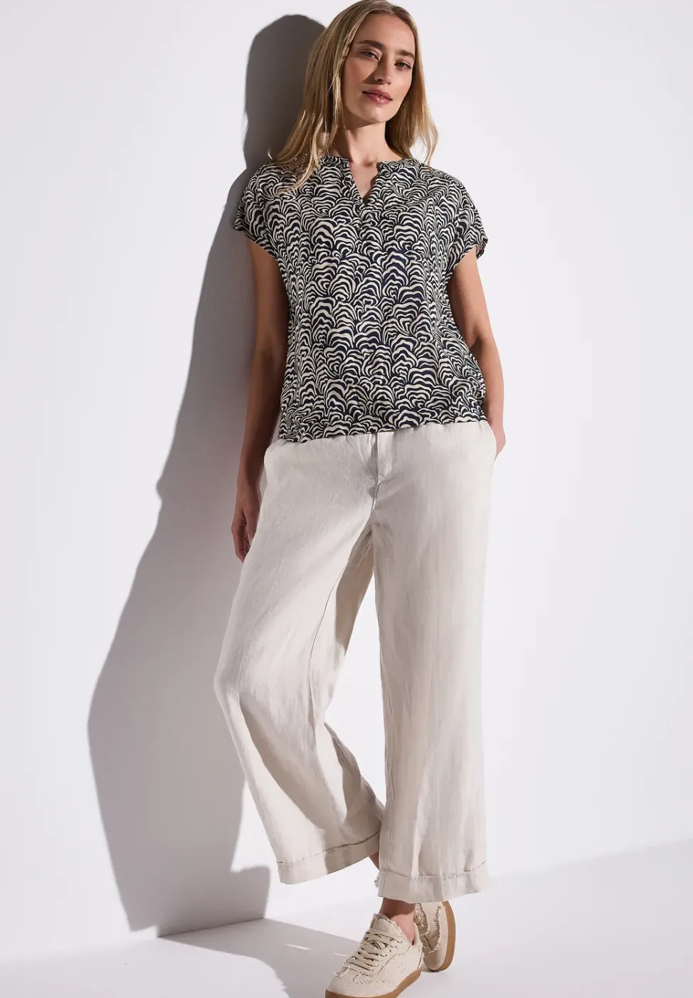 Bedruckte Bluse