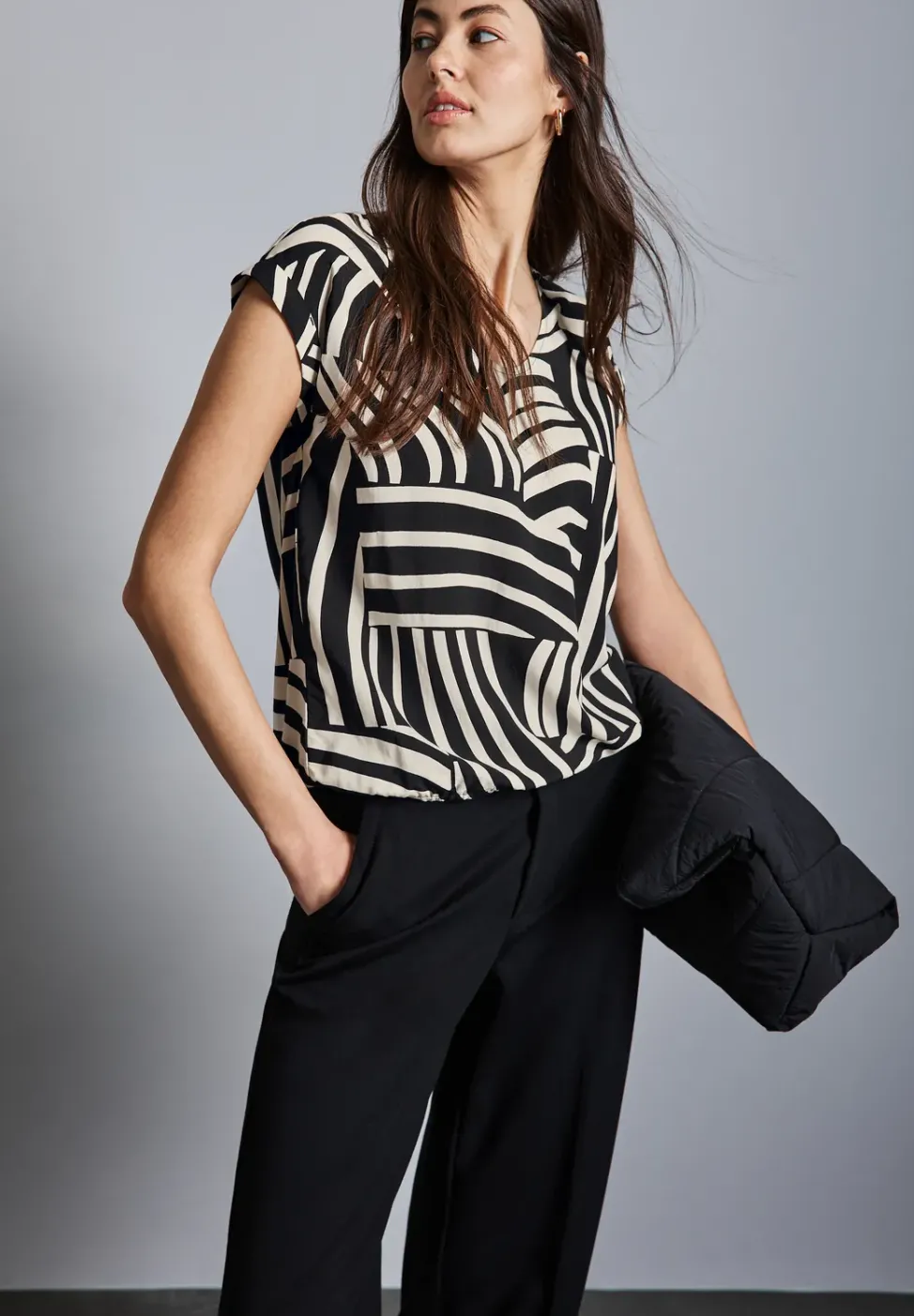 Bedruckte Bluse