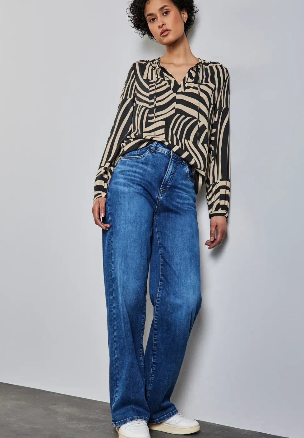 Bedruckte Bluse