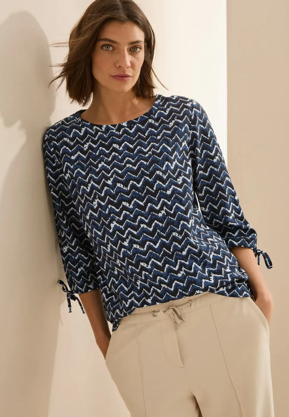 Bedruckte Bluse