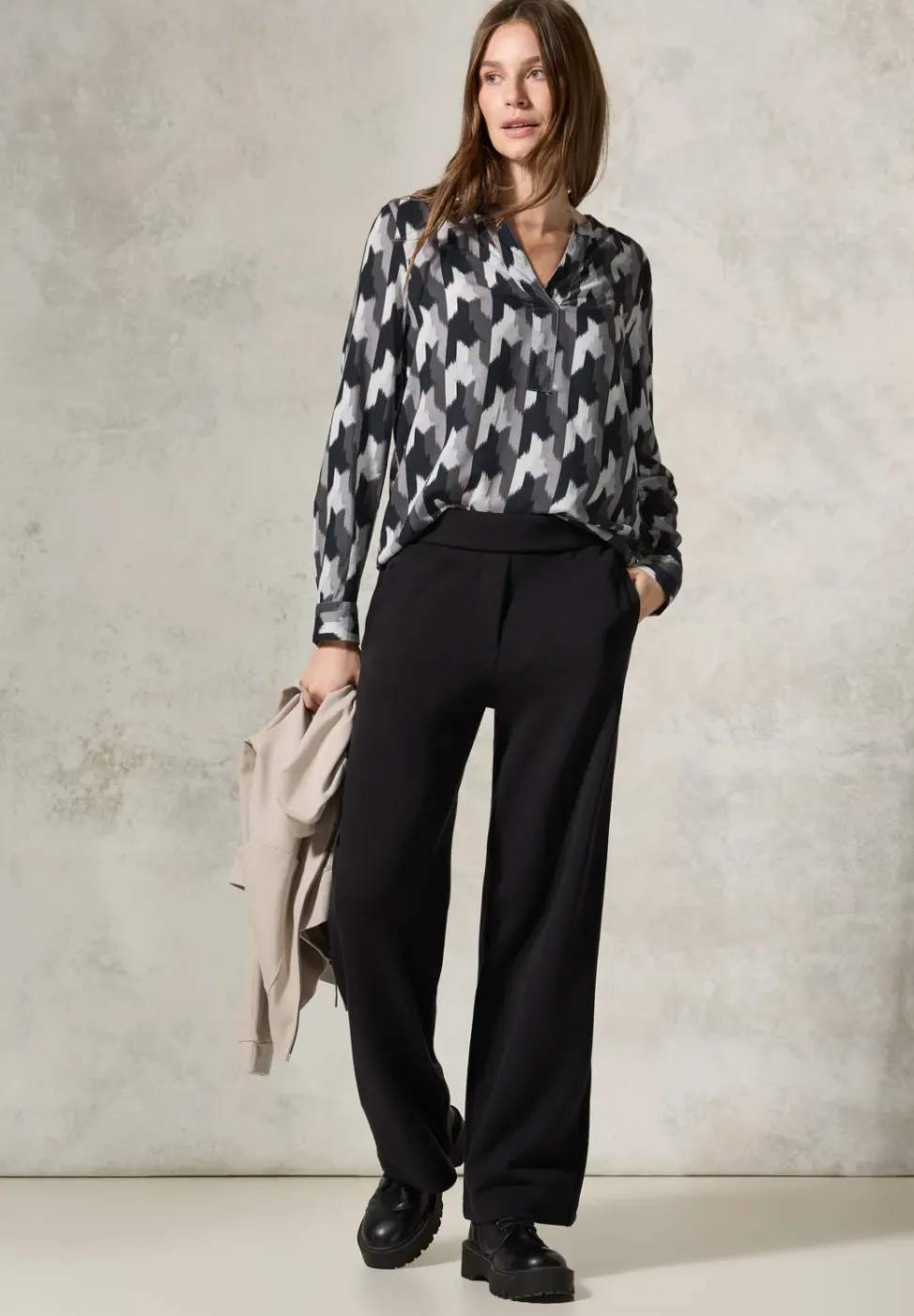 Bedruckte Bluse