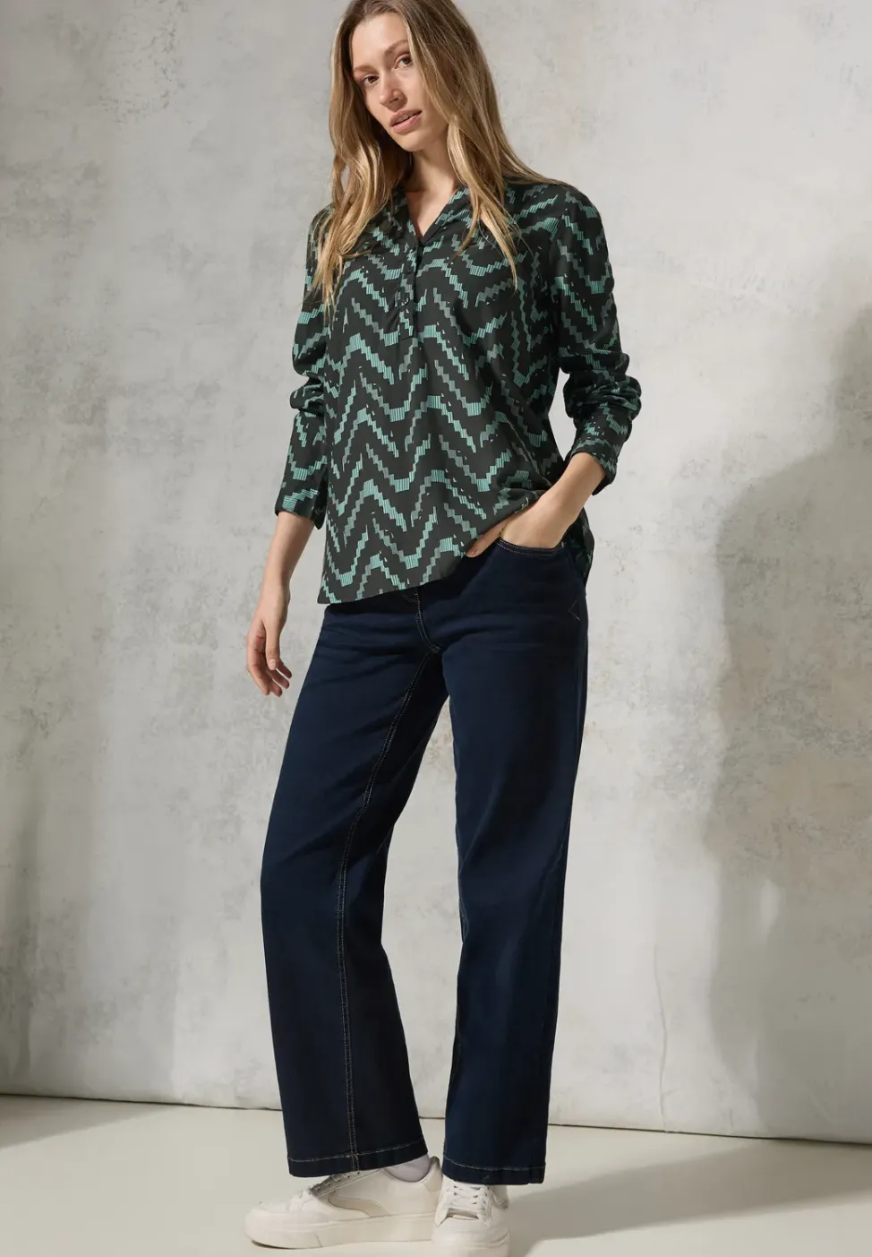 Bedruckte Bluse