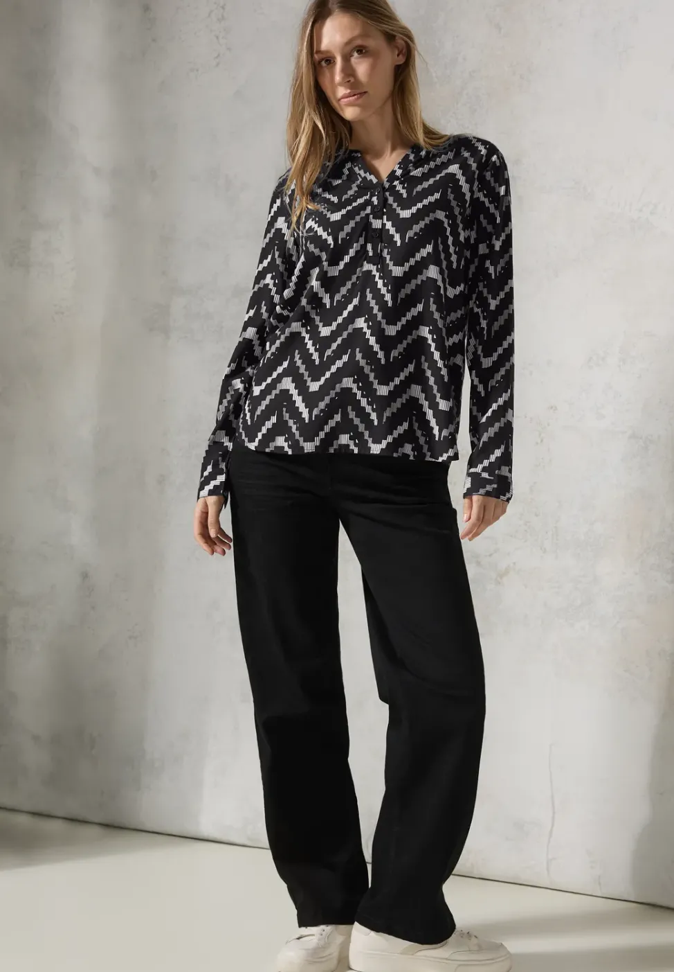 Bedruckte Bluse