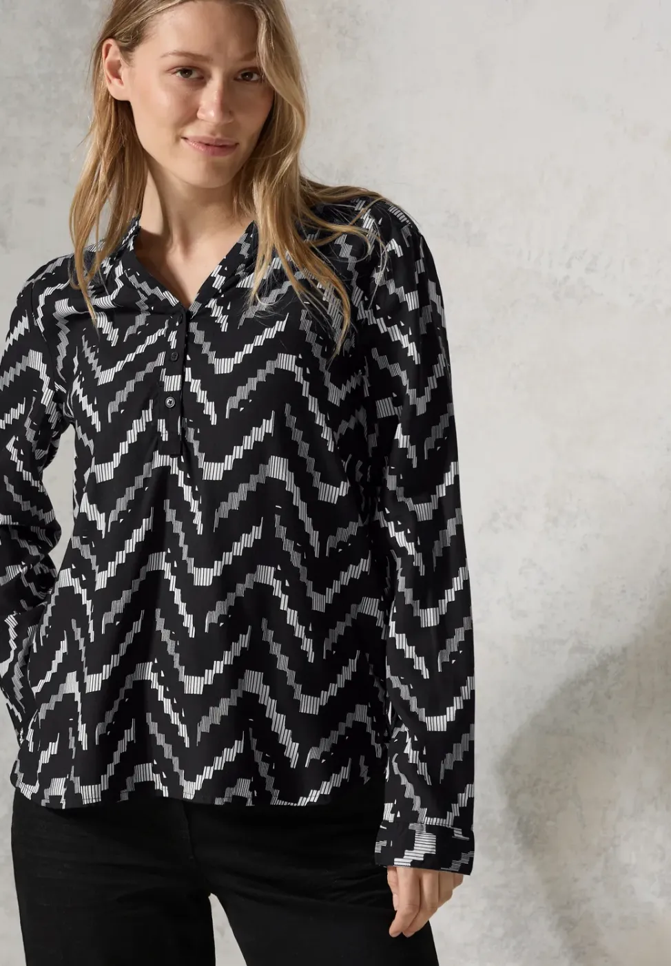 Bedruckte Bluse