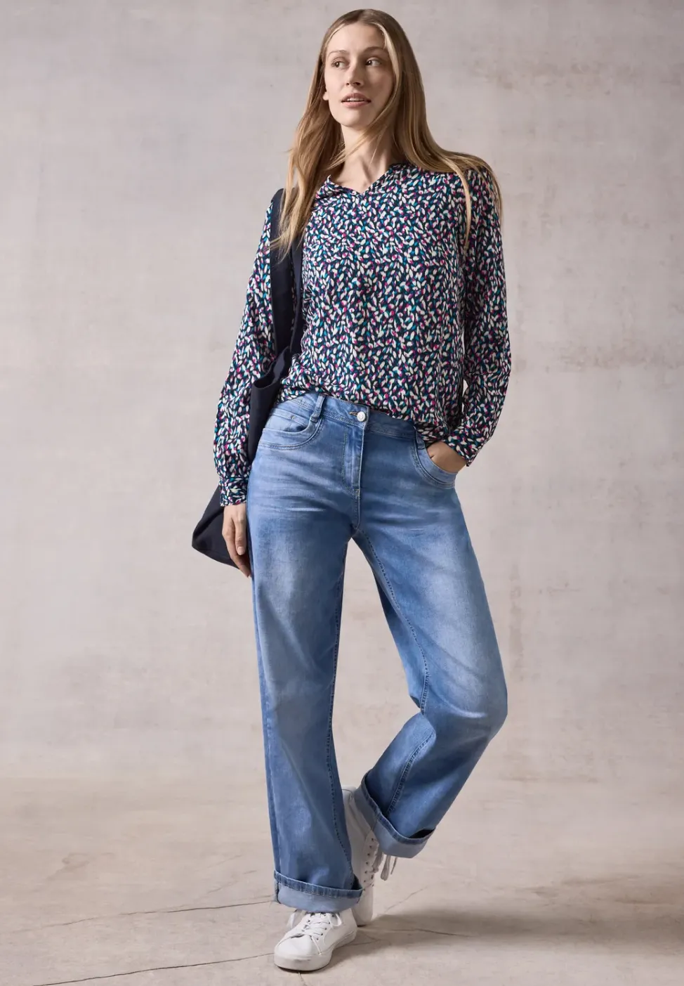 Bedruckte Bluse