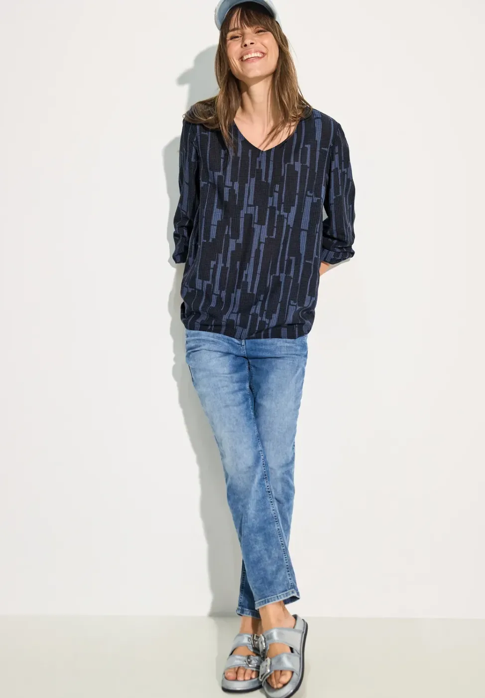 Bedruckte Bluse