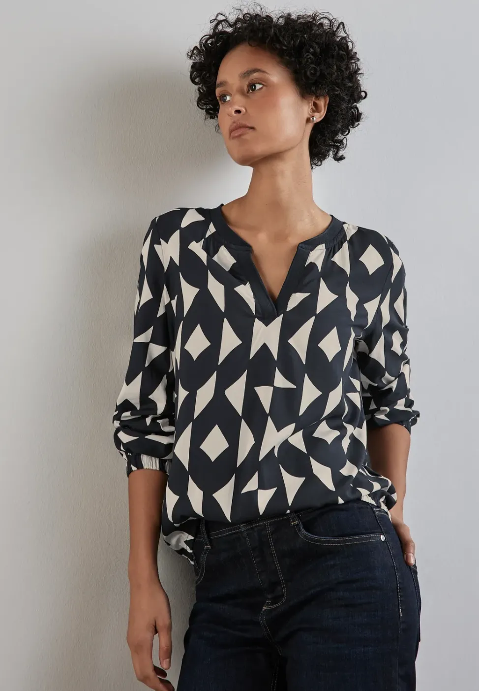 Bedruckte Bluse