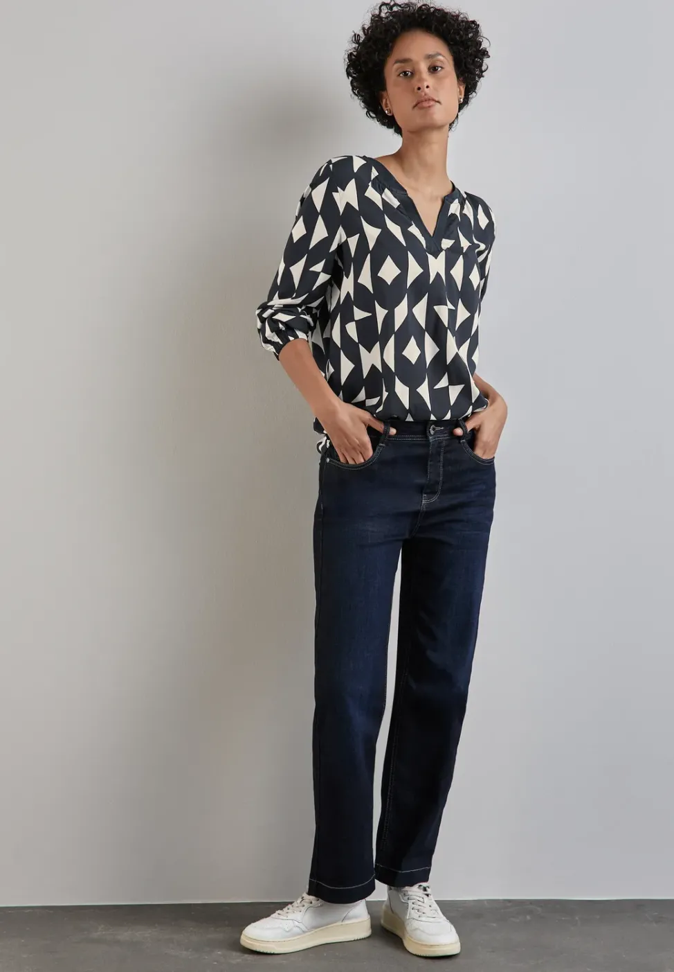 Bedruckte Bluse