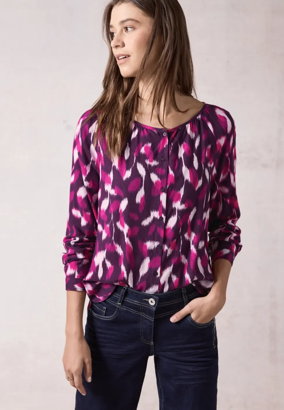 Bedruckte Bluse
