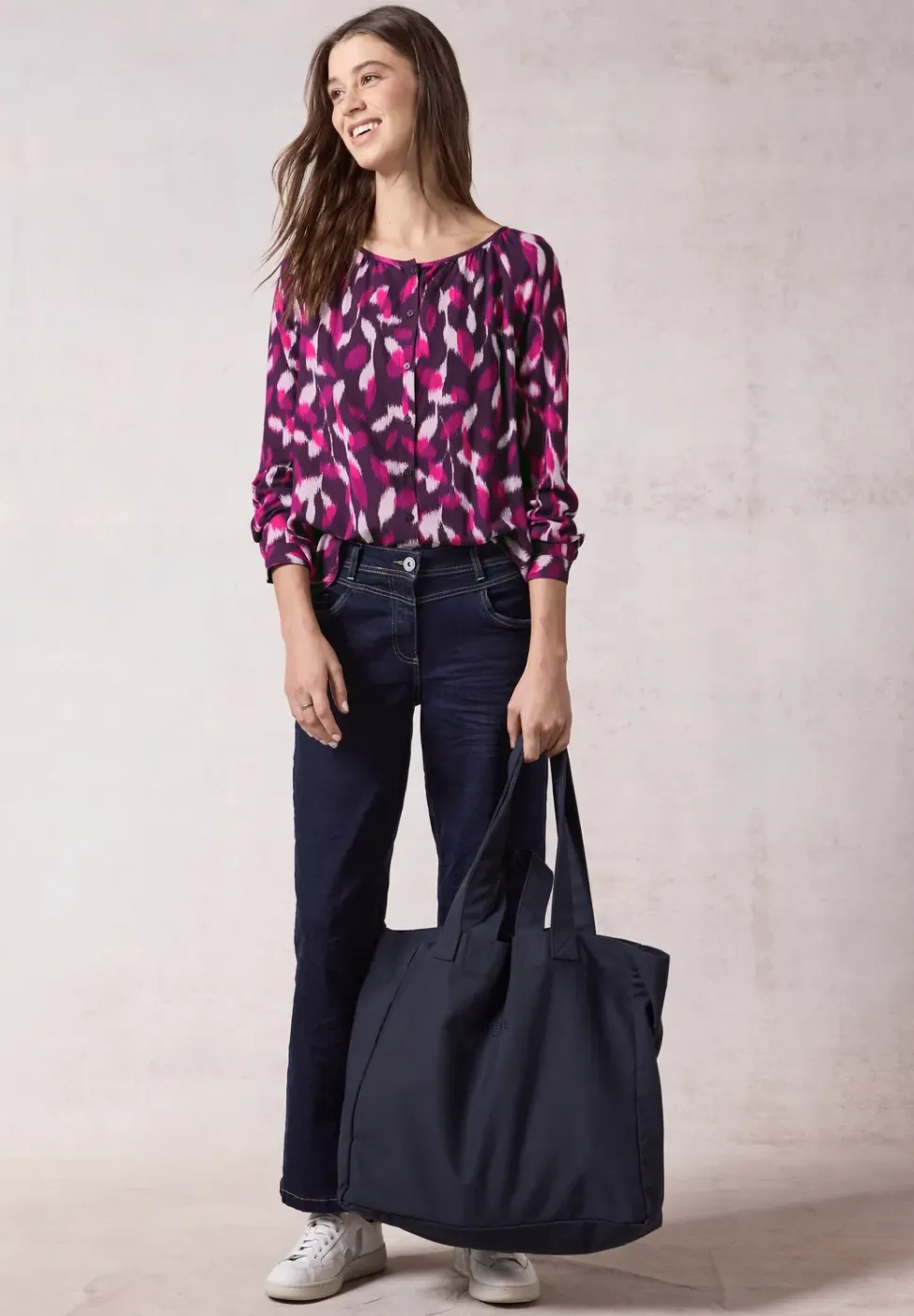 Bedruckte Bluse