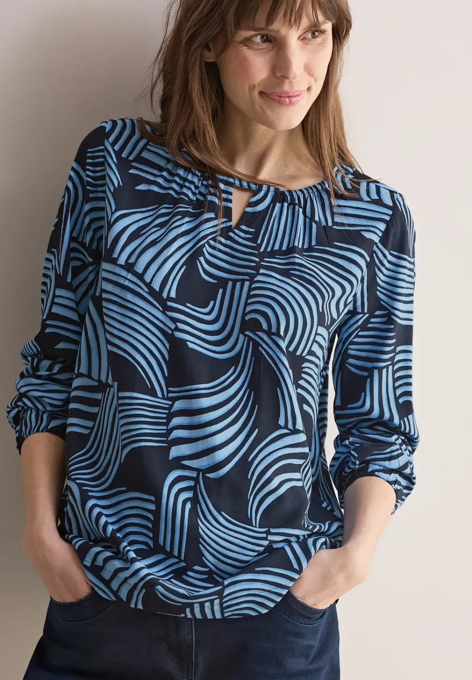 Bedruckte Bluse