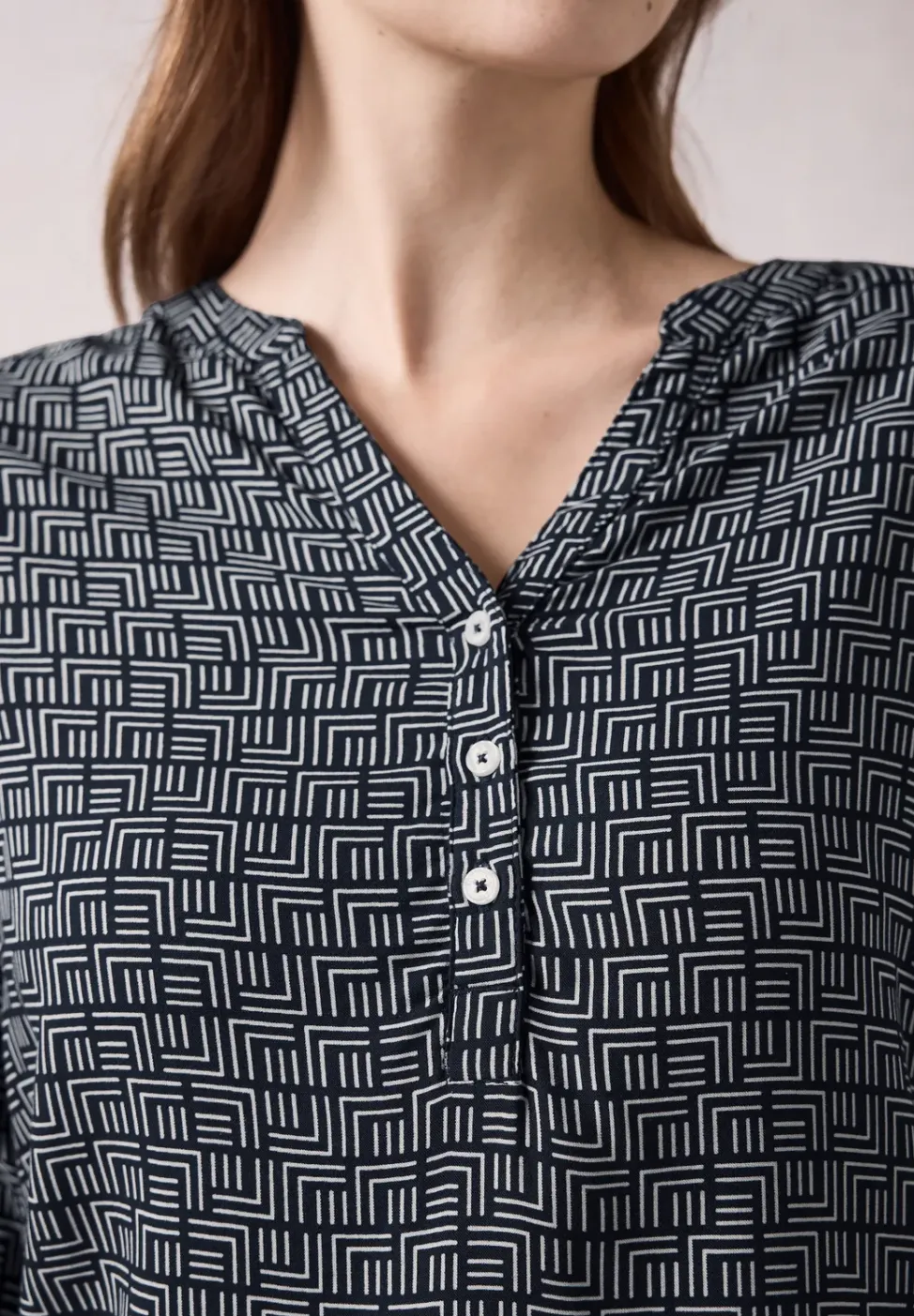 Bedruckte Bluse