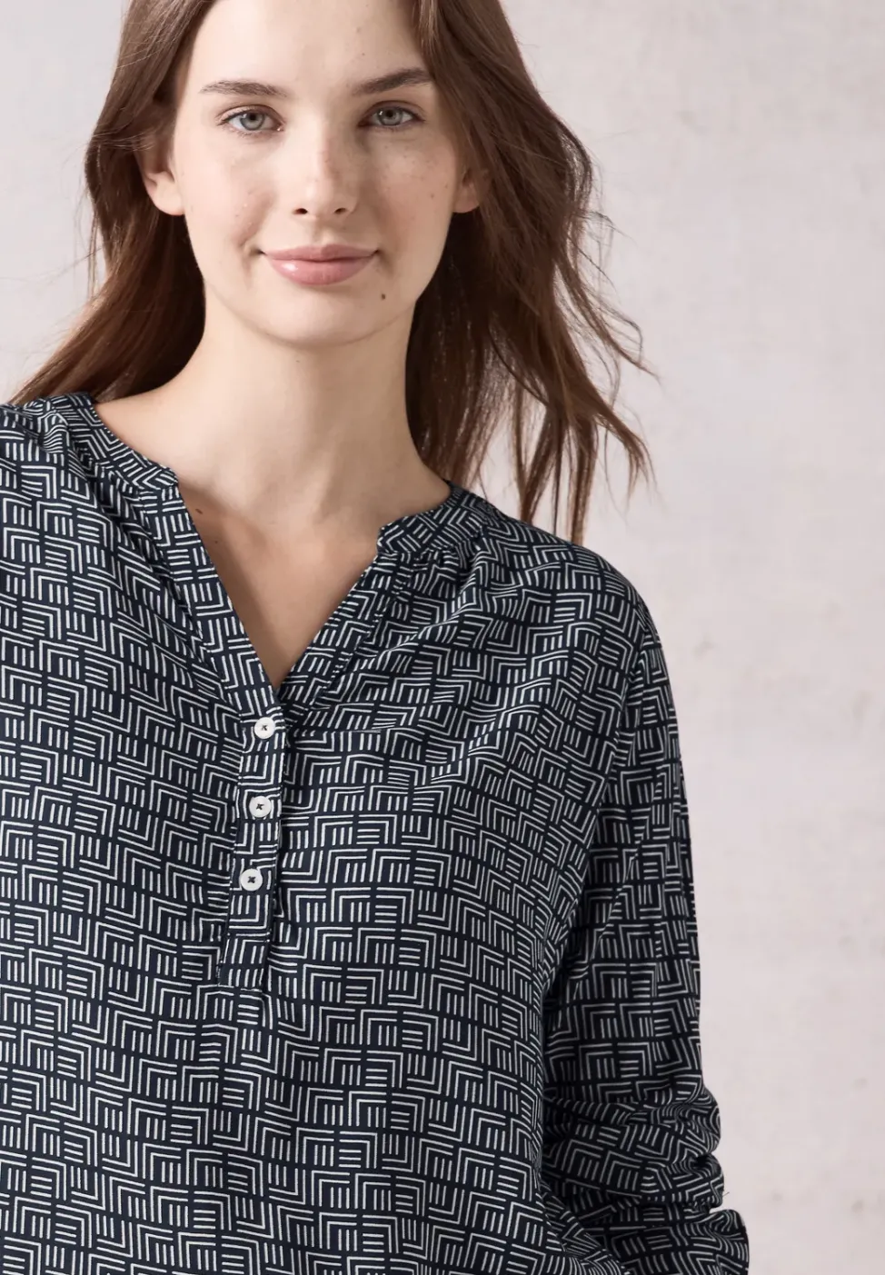 Bedruckte Bluse