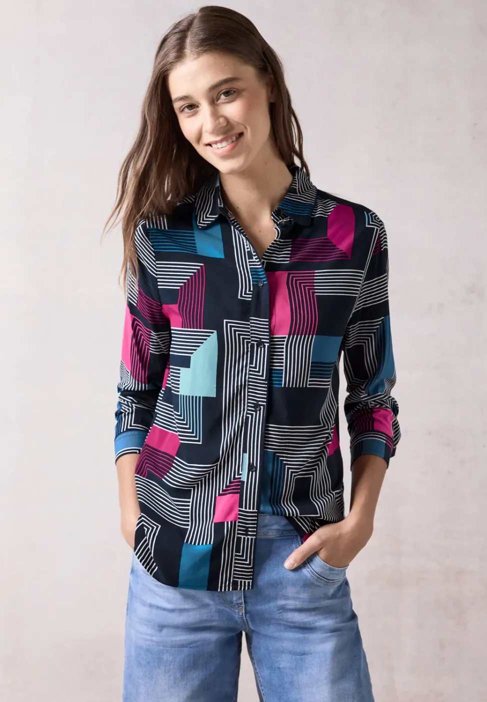 Bedruckte Bluse