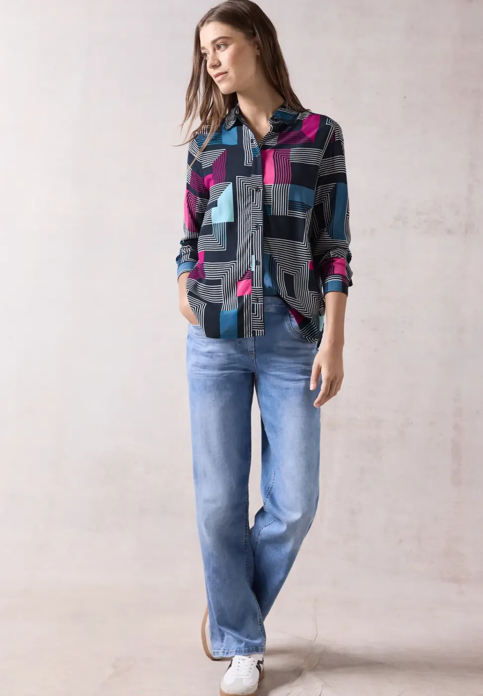 Bedruckte Bluse