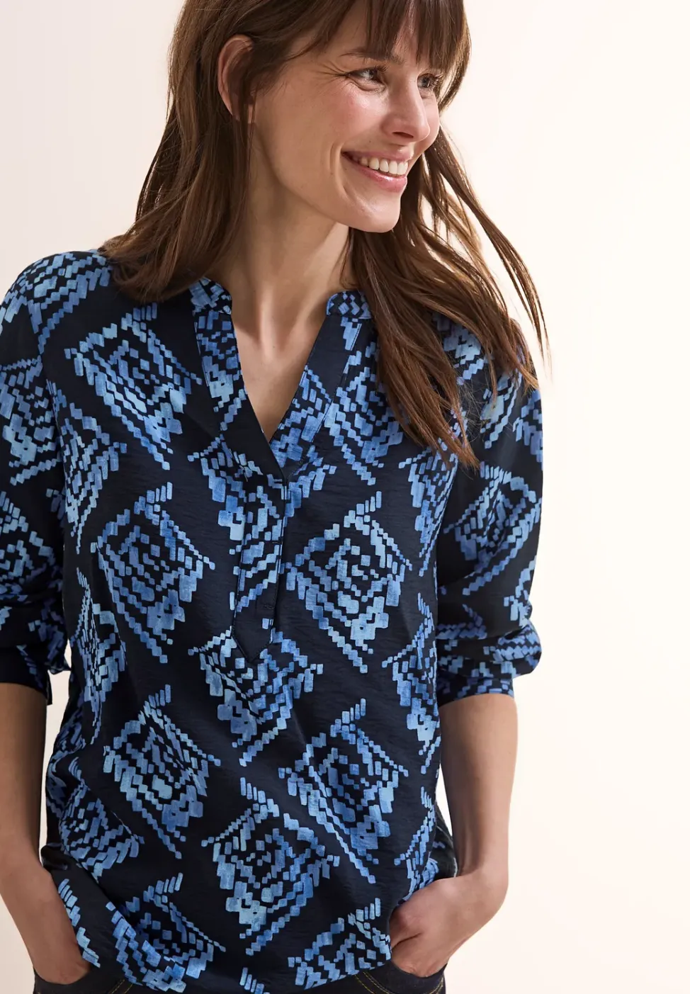Bedruckte Bluse