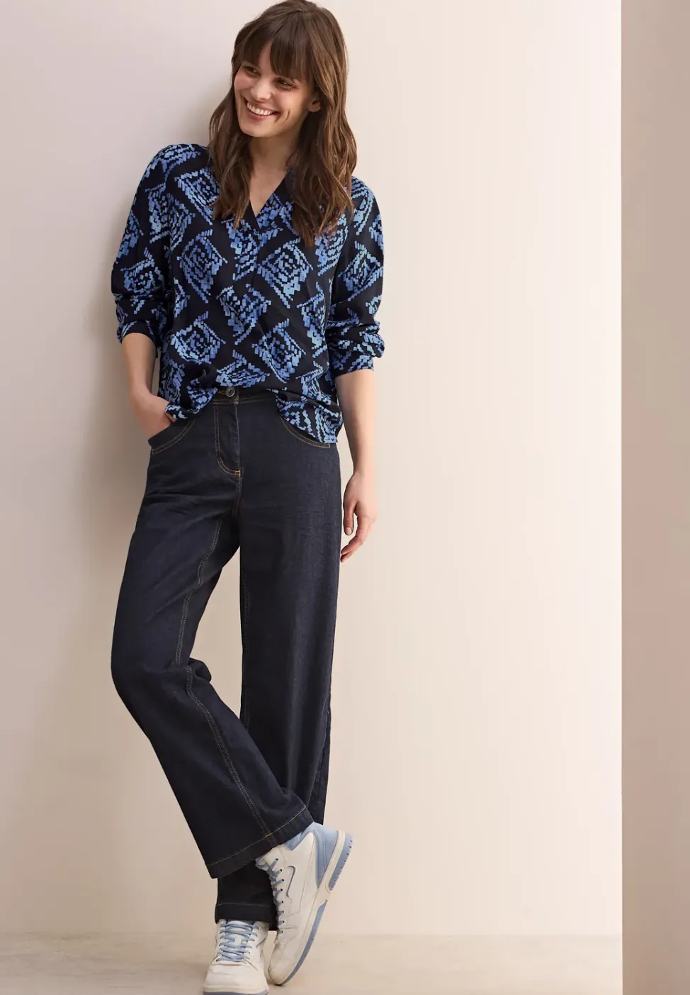 Bedruckte Bluse