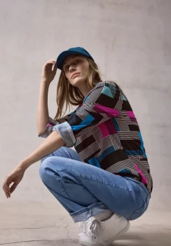 Bedruckte Bluse