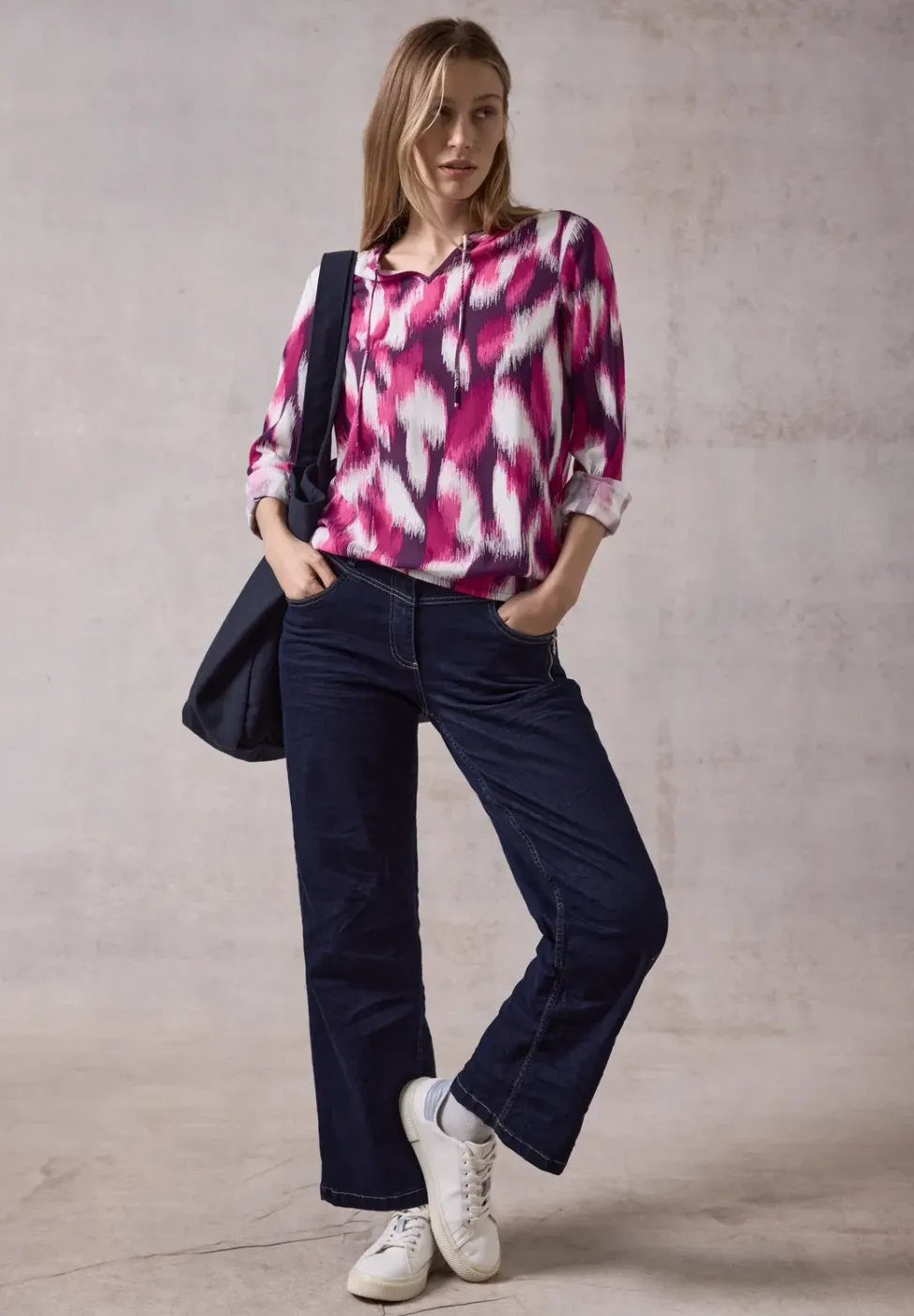 Bedruckte Bluse