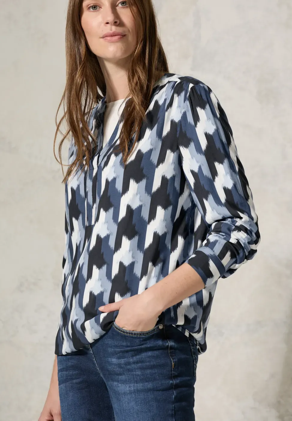 Bedruckte Bluse