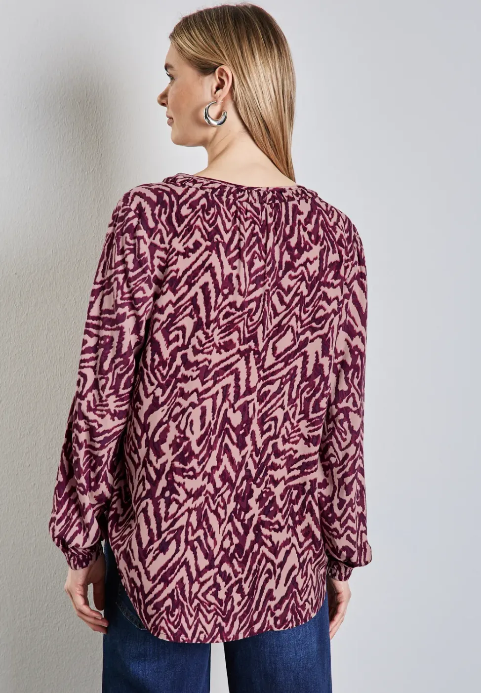 Bedruckte Bluse