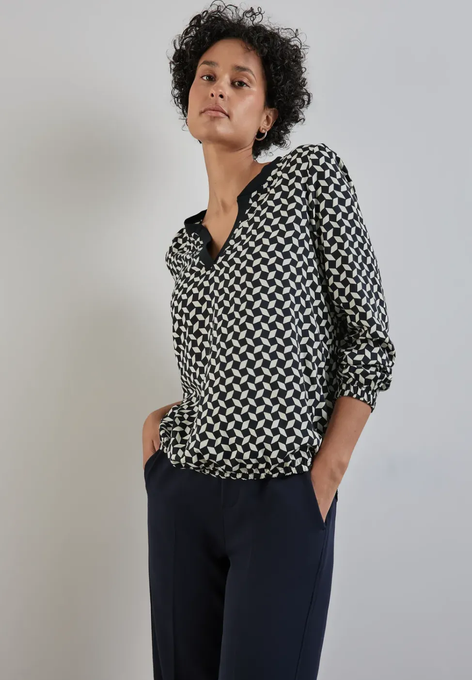 Bedruckte Bluse