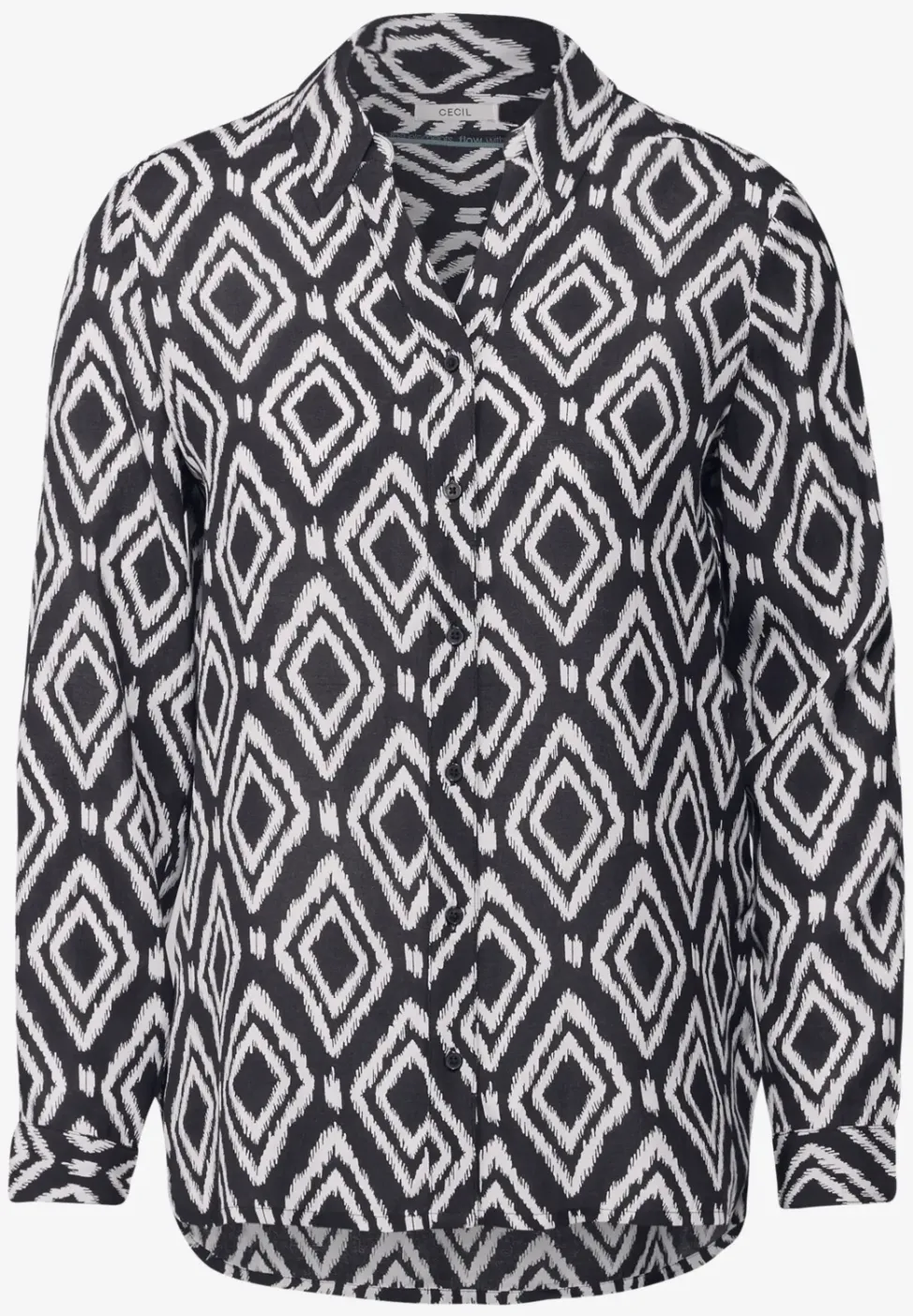Bedruckte Longbluse