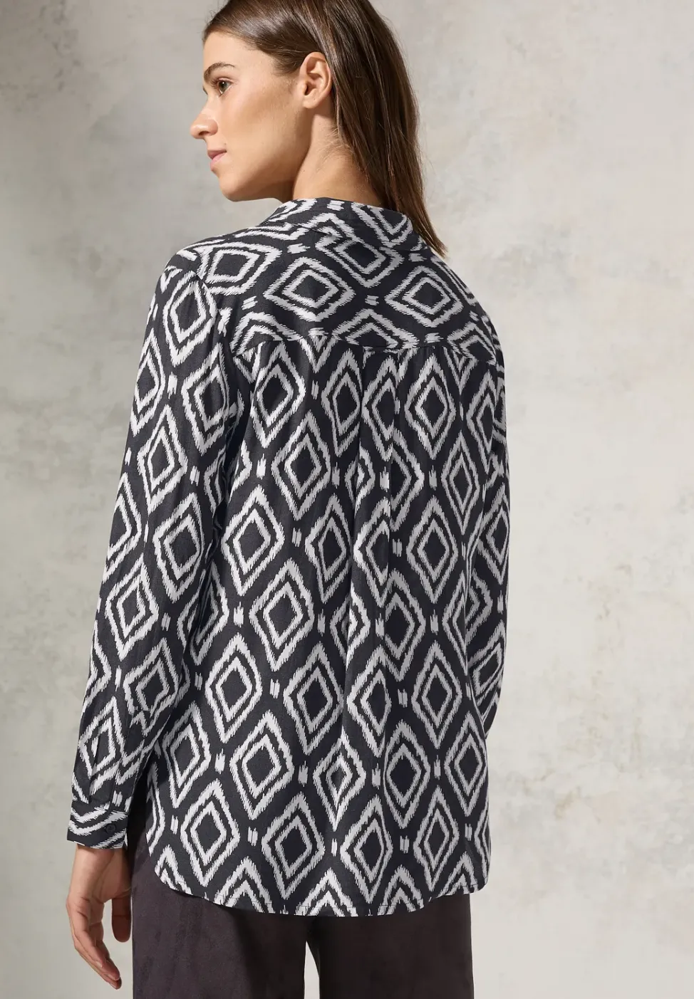 Bedruckte Longbluse