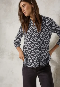 Bedruckte Longbluse