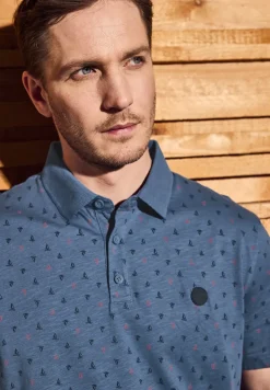 Bedrucktes Jersey Poloshirt
