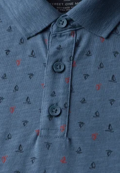 Bedrucktes Jersey Poloshirt