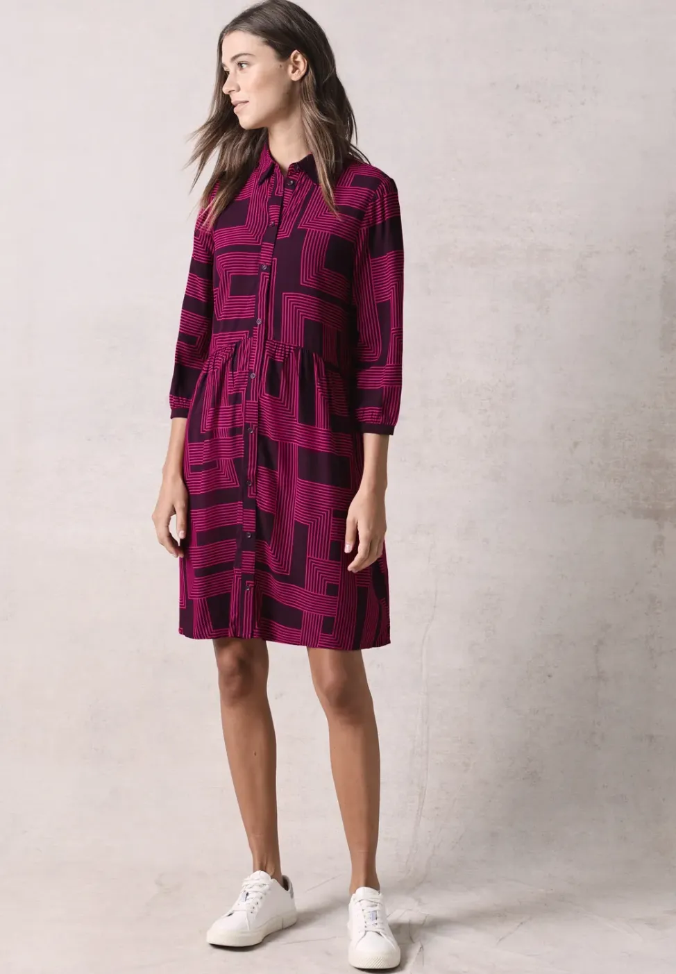Bedrucktes Kleid
