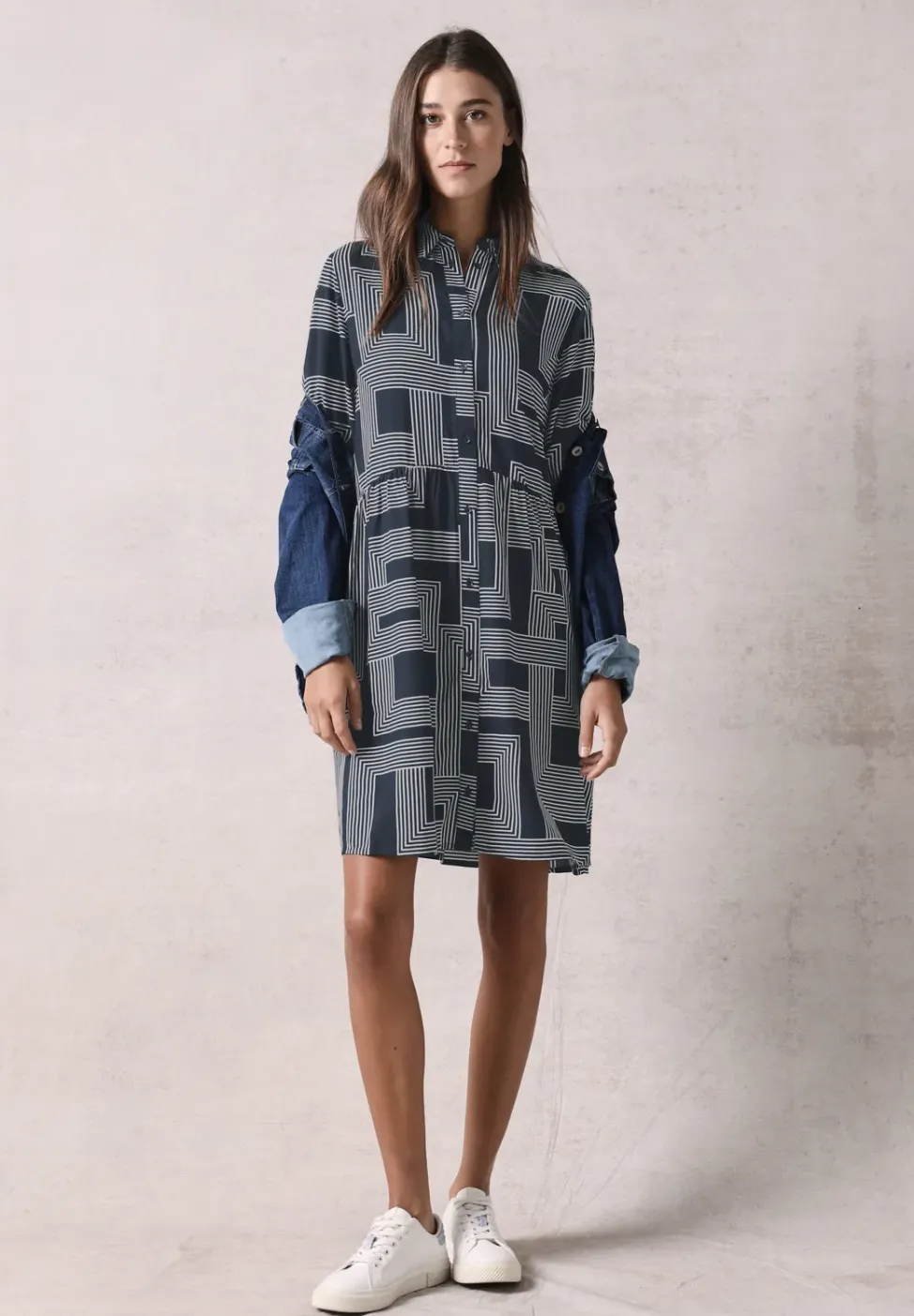 Bedrucktes Kleid