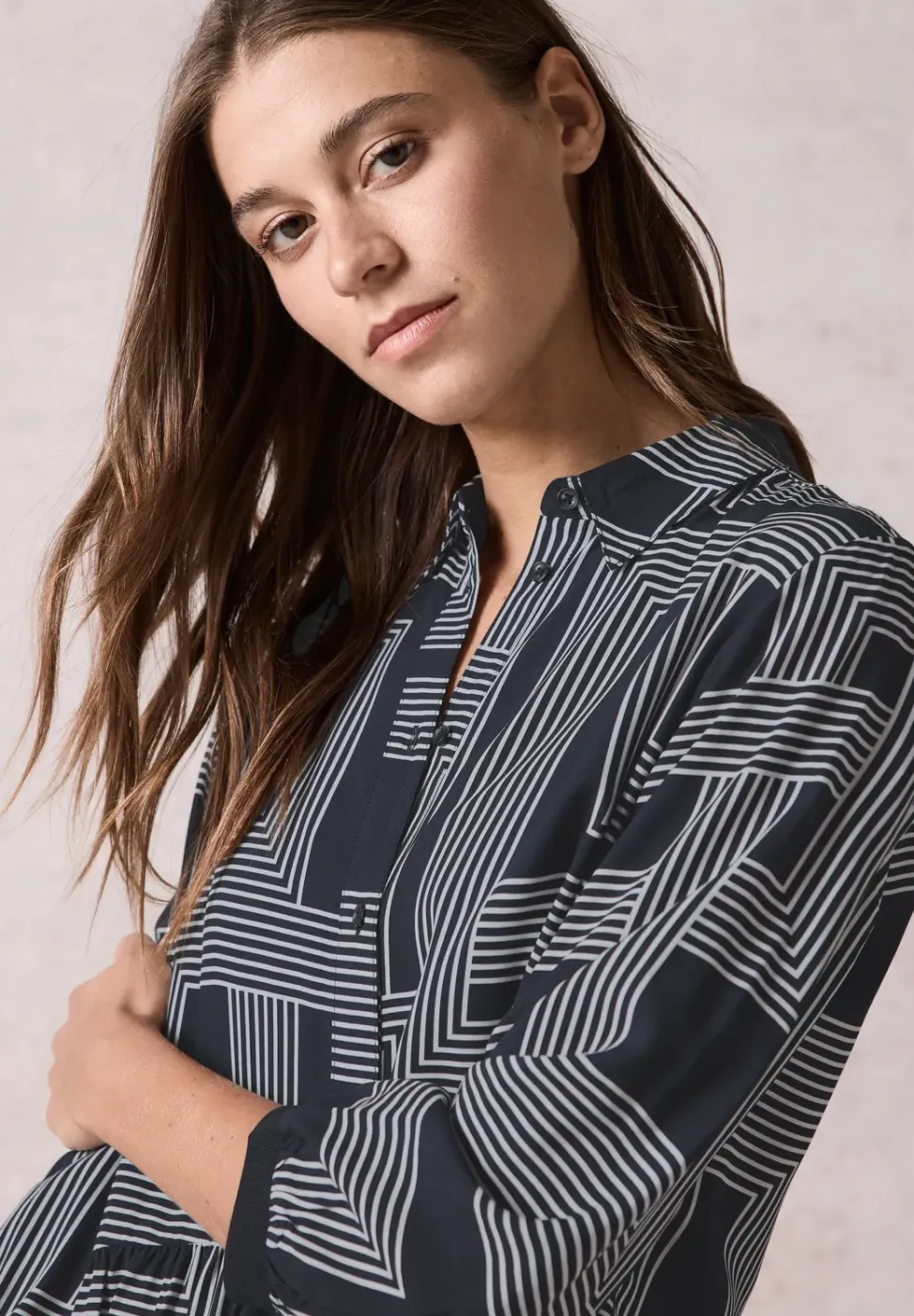 Bedrucktes Kleid