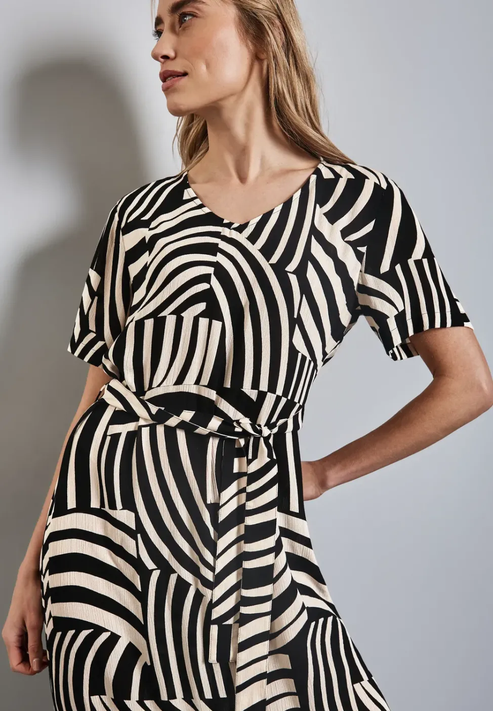 Bedrucktes Maxi-Kleid