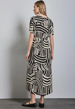 Bedrucktes Maxi-Kleid