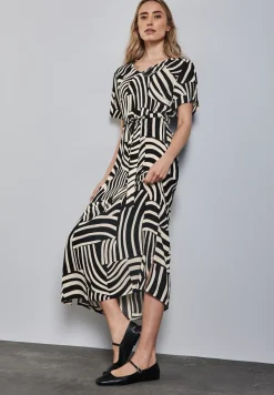 Bedrucktes Maxi-Kleid