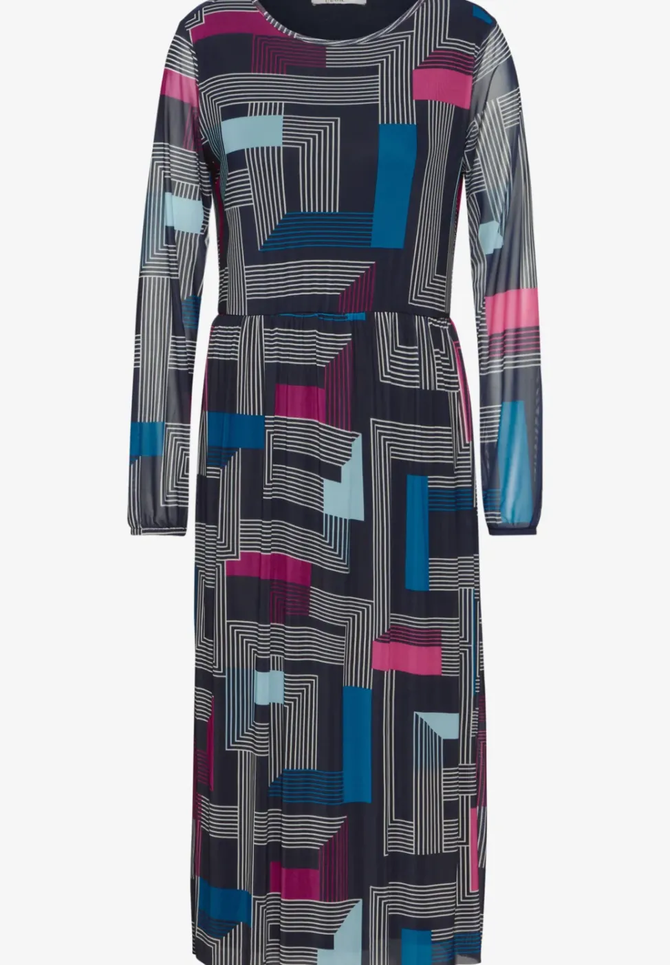 Bedrucktes Meshkleid
