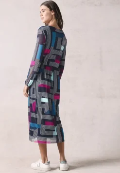 Bedrucktes Meshkleid