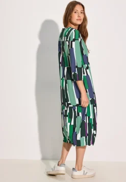Bedrucktes Midi-Kleid