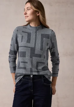 Bedrucktes Langarmshirt