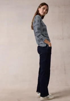 Bedrucktes Langarmshirt